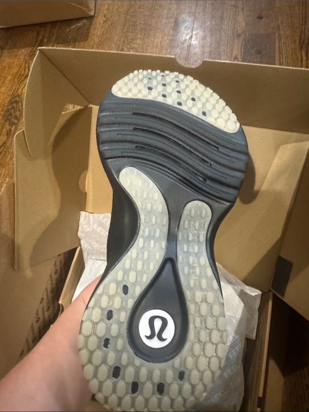 Lululemon/Women’s Chargefeel 3 Workout Shoe/Black/Grey/White/US size 7.5/NIB/NEW - Picture 13 of 16